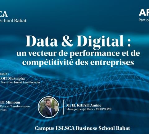 Conférence – Data & Digital : Un vecteur de performance et de compétitivité des entreprises- Jeudi 22 Février 2024