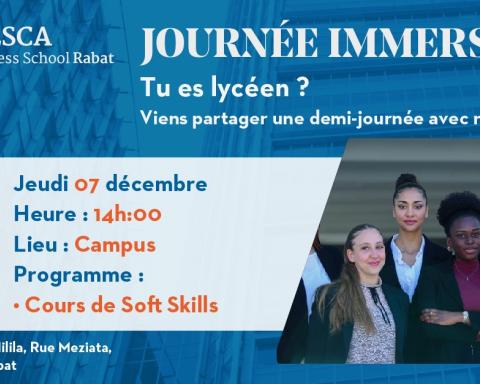 Journée Immersion – Jeudi 07 Décembre 2023