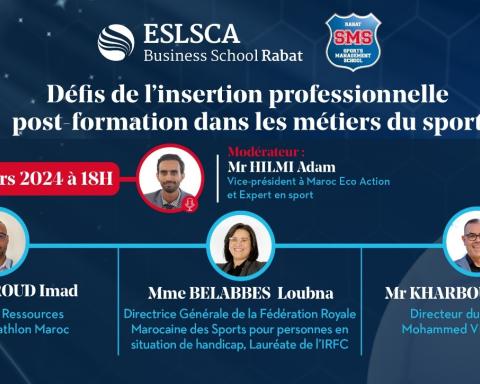 Conférence – Défis de l’insertion professionnelle post-formation dans les métiers de sport- Lundi 04 Mars 2024 à 18h 